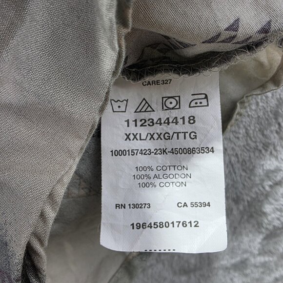 Wrangler Shirt Mens 2XL XXL Gray Blue Aztec Western Pearl Snap Long Sleeve - Picture 8 of 11